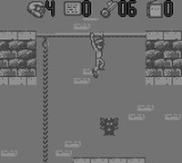 une photo d'Ã©cran de The Pagemaster sur Nintendo Game Boy